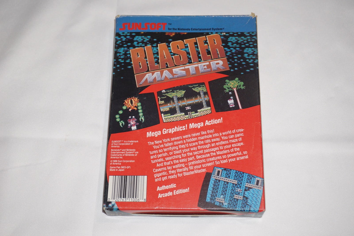 Blaster Master (Nintendo NES) Complete in Box CIB