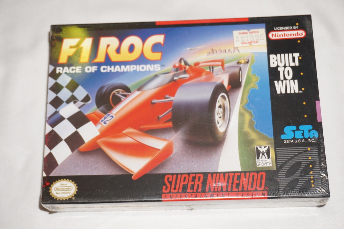 F1 ROC Race of Champions (Super Nintendo SNES) NEW Sealed