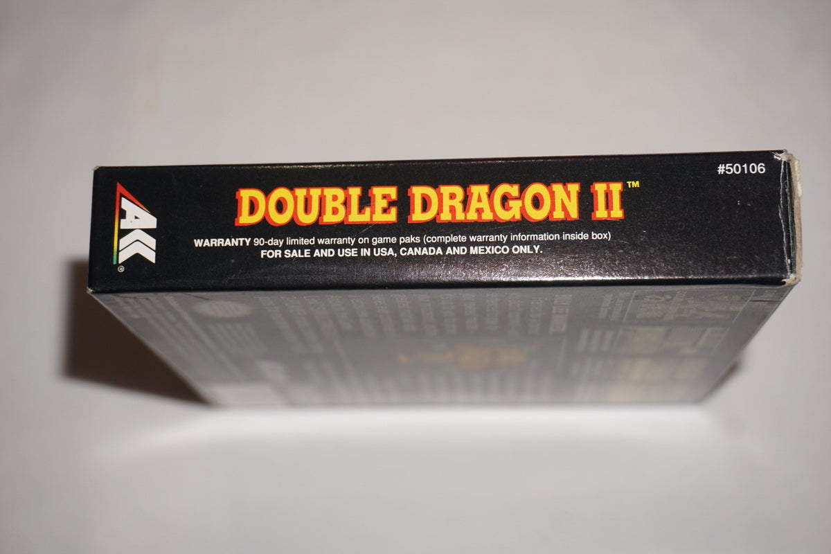 Double Dragon II 2 (Nintendo Game Boy Gameboy) Complete in Box CIB