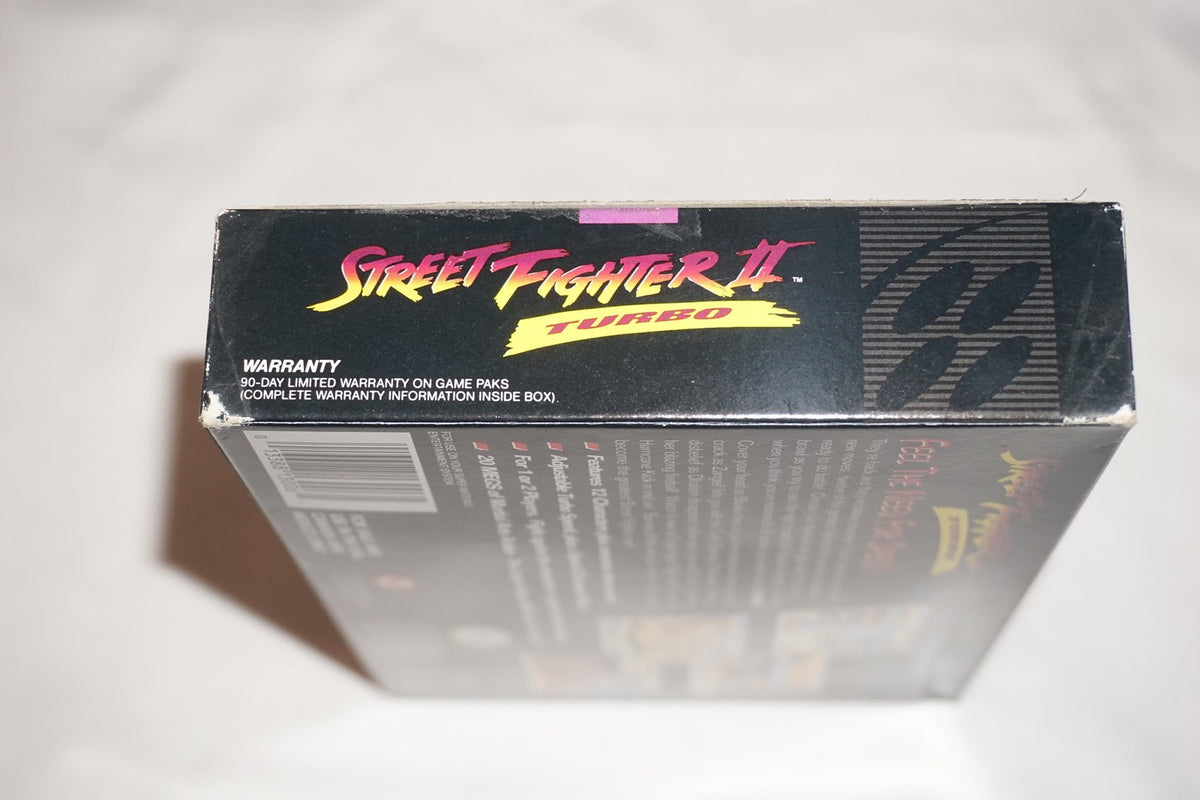 Street Fighter II Turbo (Super Nintendo SNES) Complete in Box CIB
