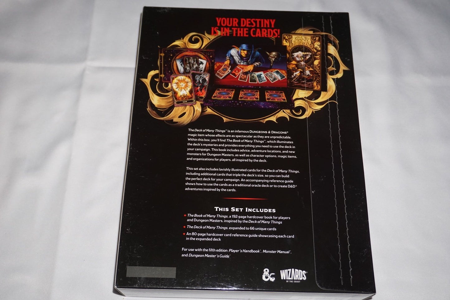 Deck of Many Things Alternate Hard Cover 5e Dungeons & Dragons D&D NEW
