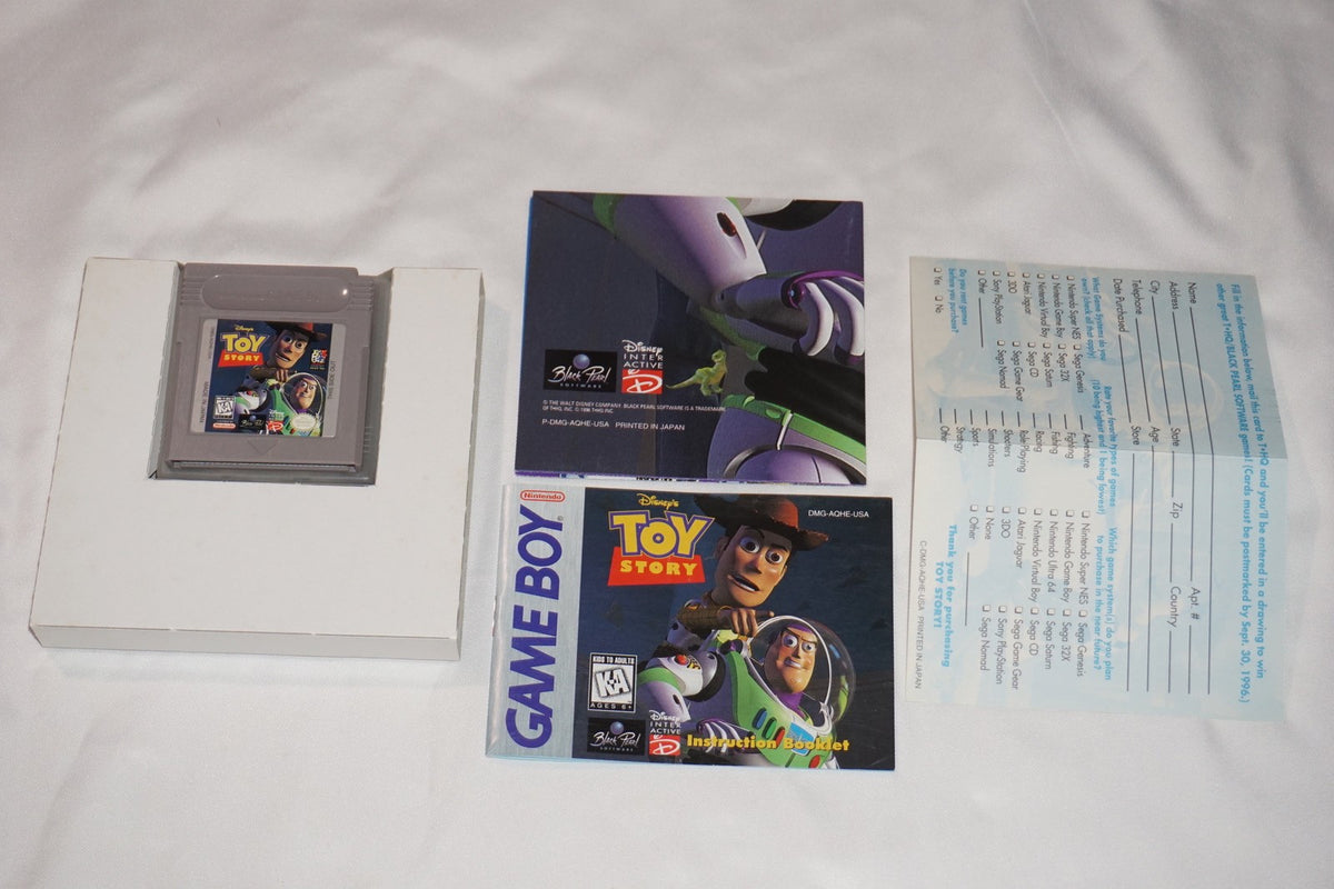 Toy Story (Nintendo Game Boy Game Boy) Complete in Box w/ Poster Reg CIB