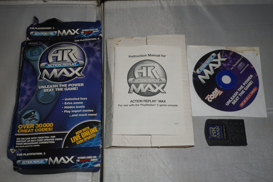 Action Replay Max (Sony Playstation 2 ps2) Complete in Box CIB #5
