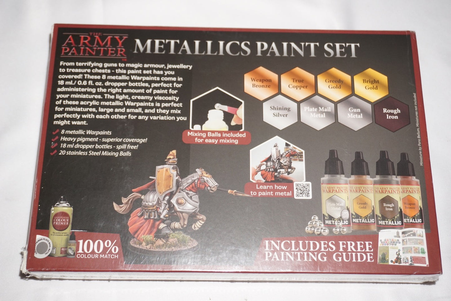 Army Painter Metallics Paint Set NEW