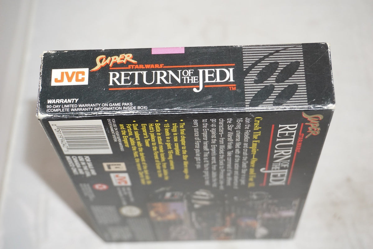 Star Wars Return of Jedi (Super Nintendo SNES) Complete in Box w/ Reg Card CIB