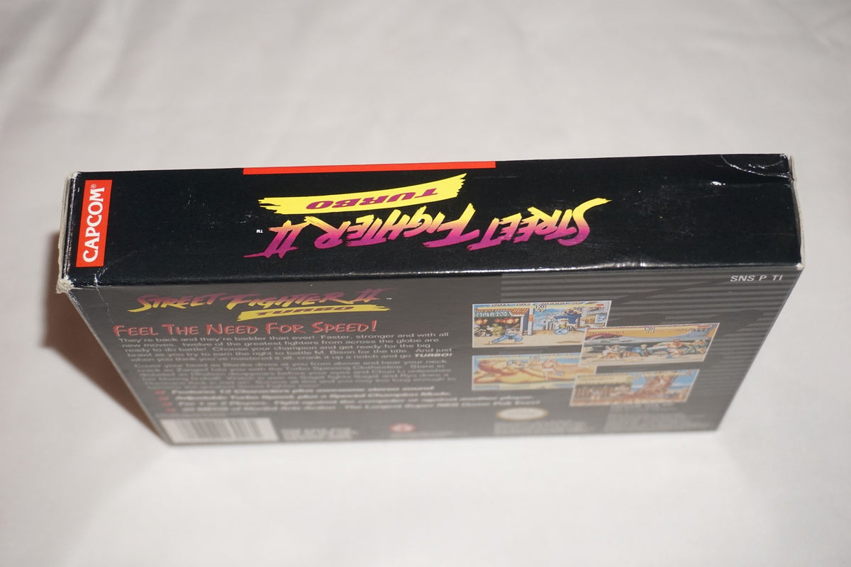 Street Fighter II Turbo (Super Nintendo SNES) Complete in Box CIB