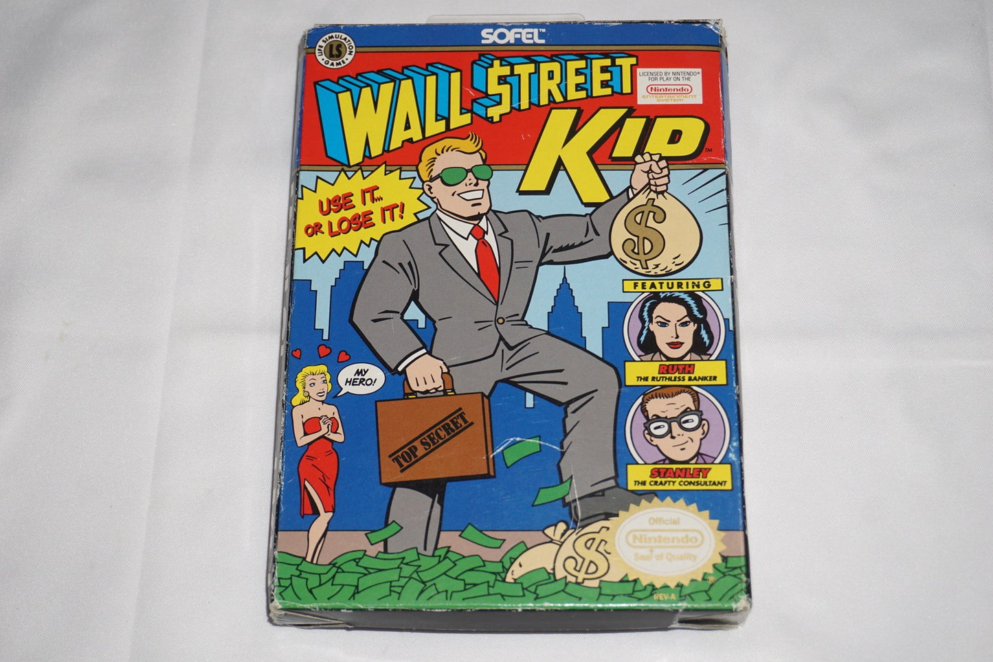 Wall Street Kid (Nintendo NES) Complete in Box CIB