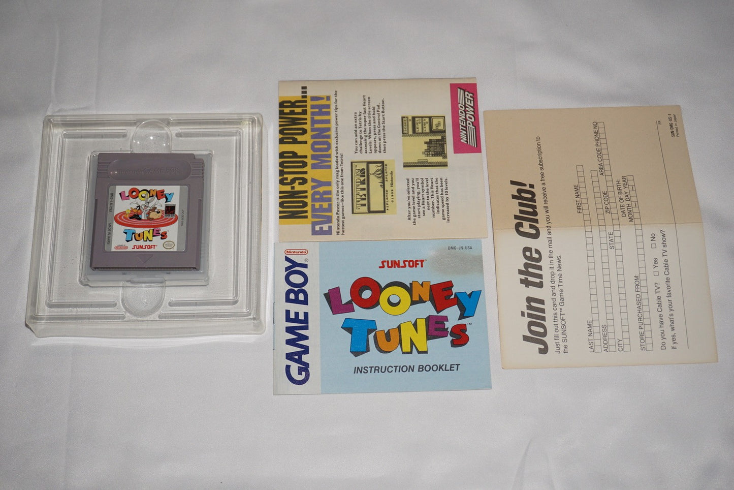 Looney Tunes (Nintendo Game Boy Gameboy) Complete in Box w/ Reg CIB