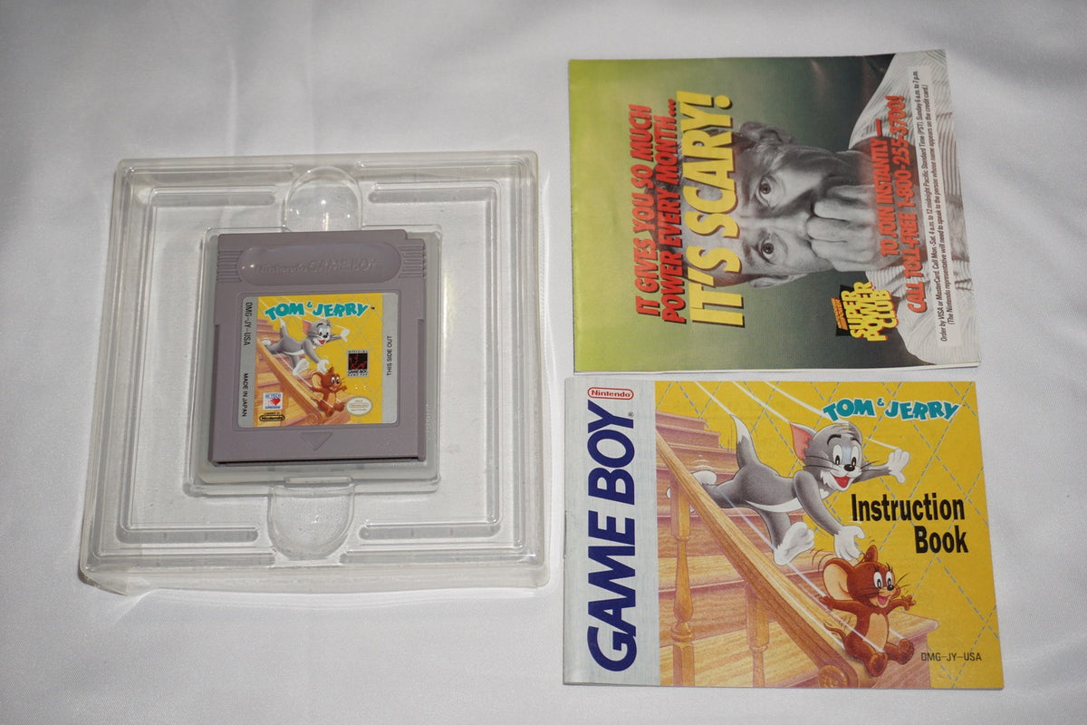 Tom & Jerry (Nintendo Game Boy Gameboy) Complete in Box CIB