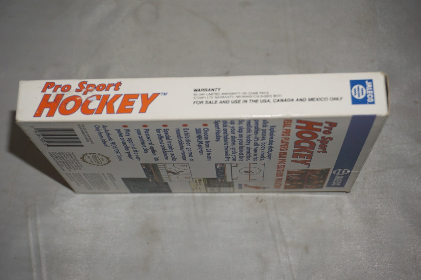 Pro Sport Hockey (Nintendo NES) Complete in Box w/ Reg Card CIB