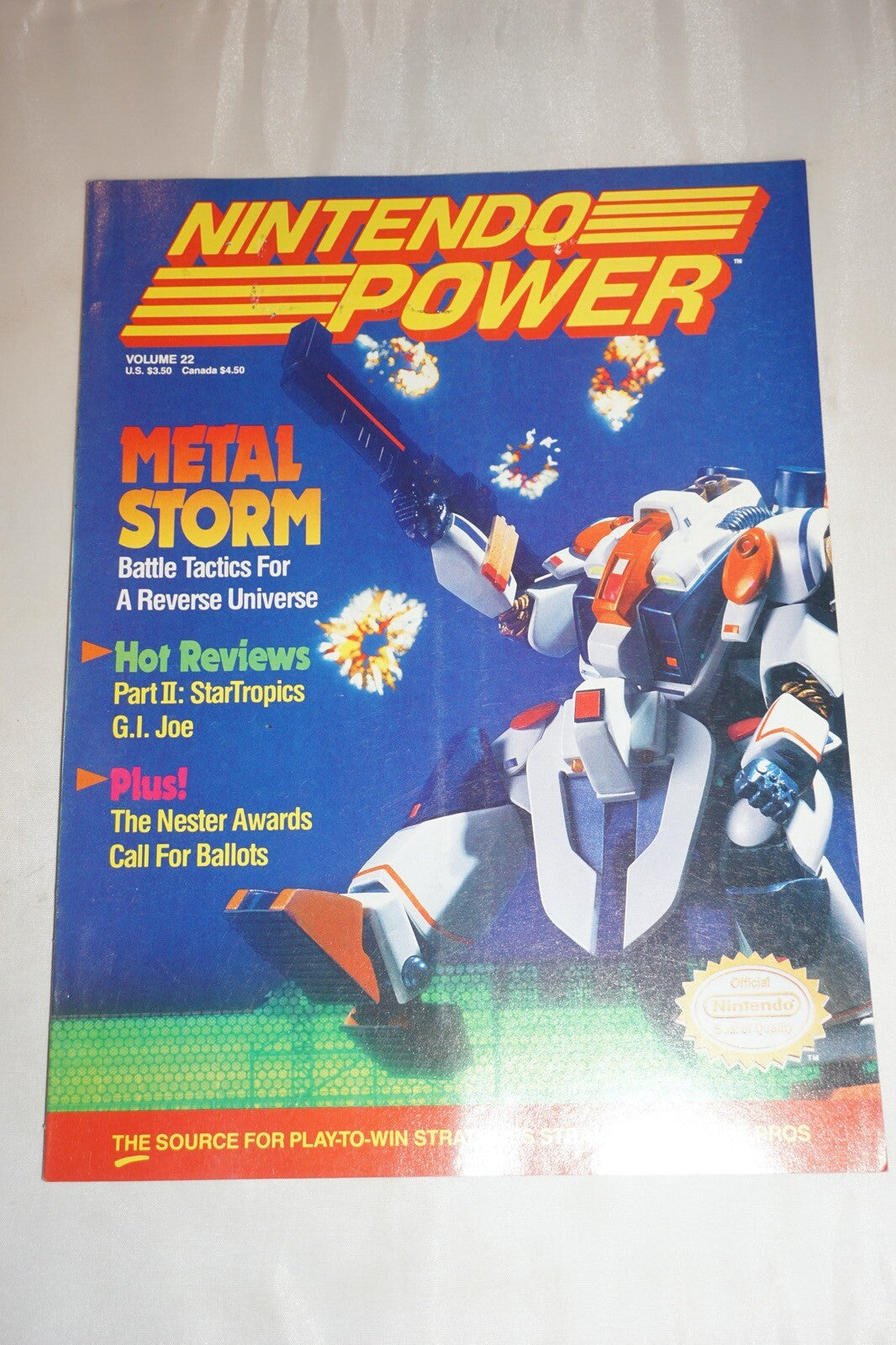 Nintendo Power Vol 22 Metal Storm Magazine #1 Poster