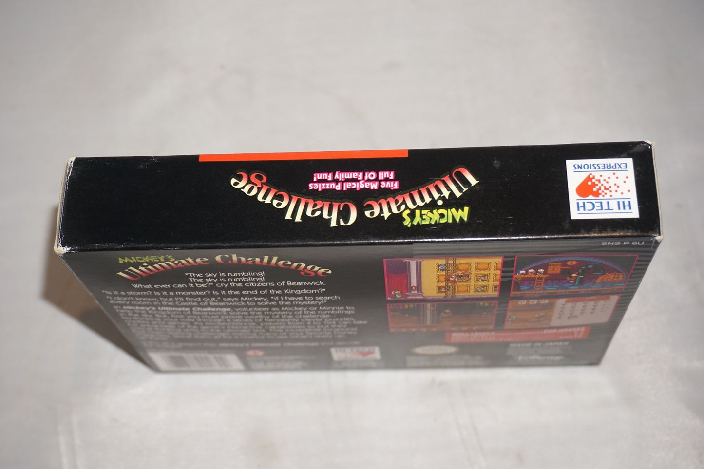 Mickey's Ultimate Challenge (Super Nintendo SNES) Complete in Box CIB