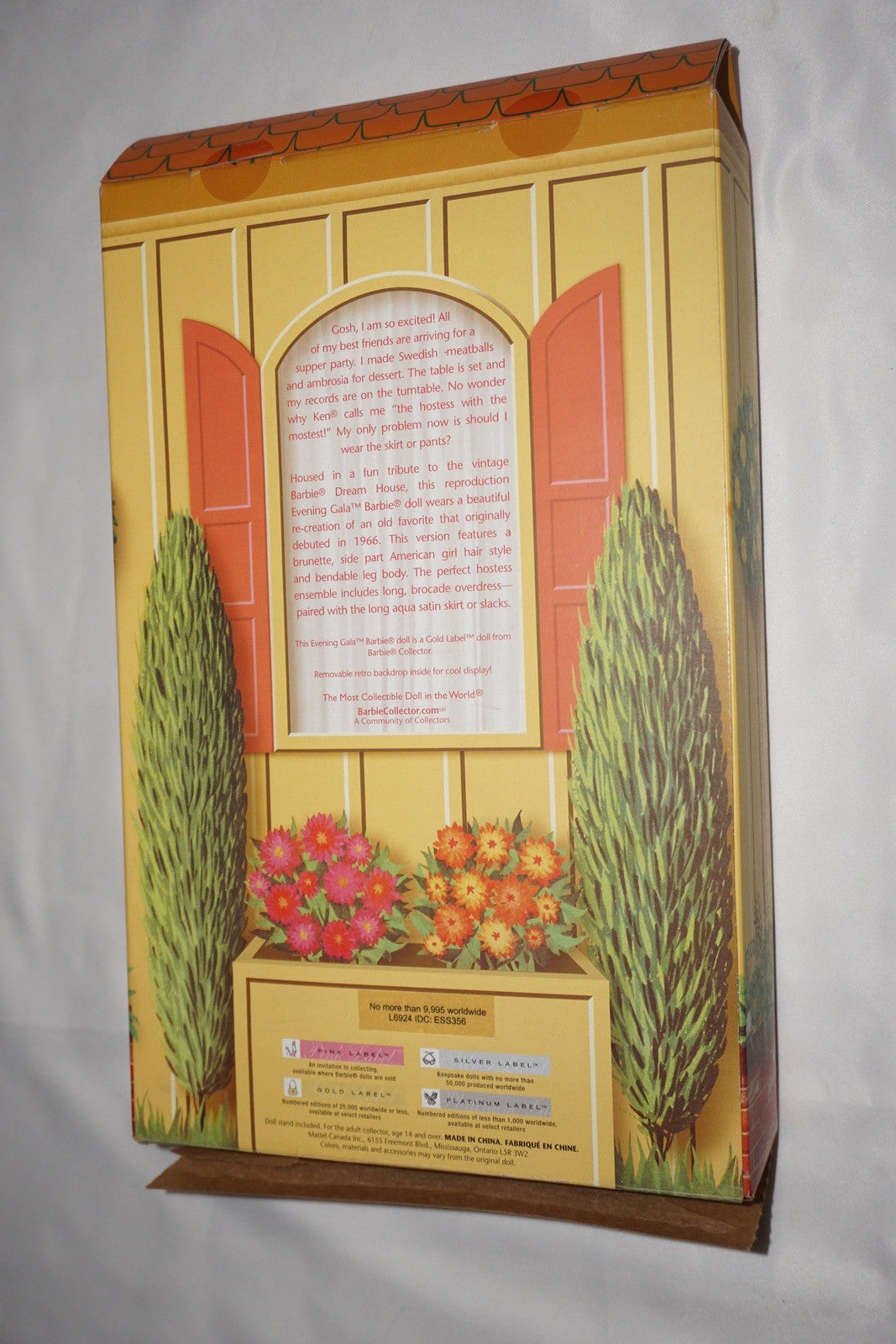 Vintage 2006 Mattel Gold Label Evening Gala Barbie #L6924 Mattel NEW