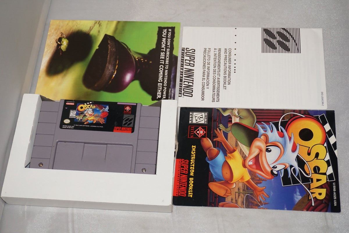 Oscar (Super Nintendo SNES) Complete in Box CIB