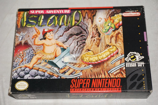 Super Adventure Island (Super Nintendo SNES) Complete in Box CIB
