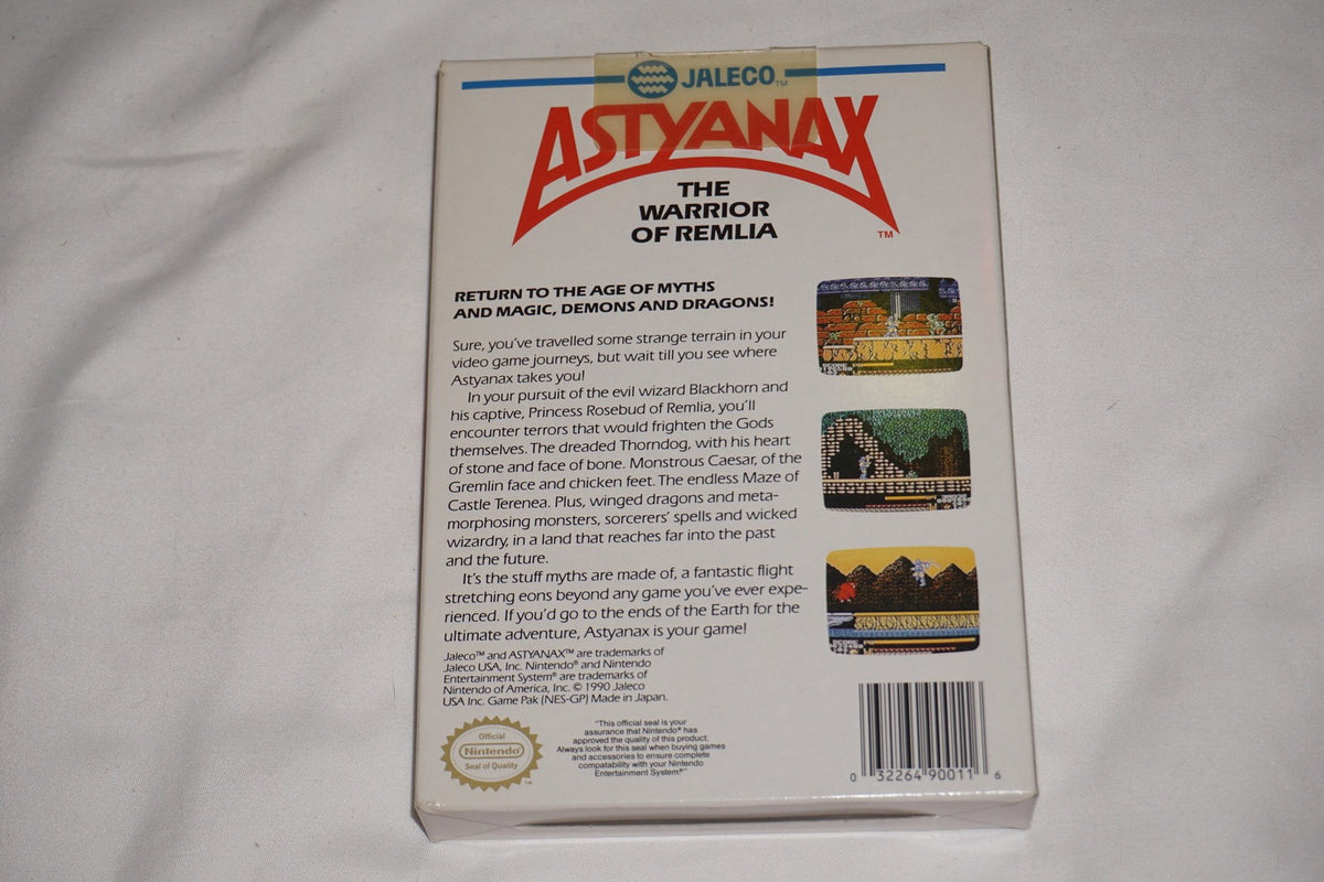 Astyanax (Nintendo NES) Complete in Box CIB