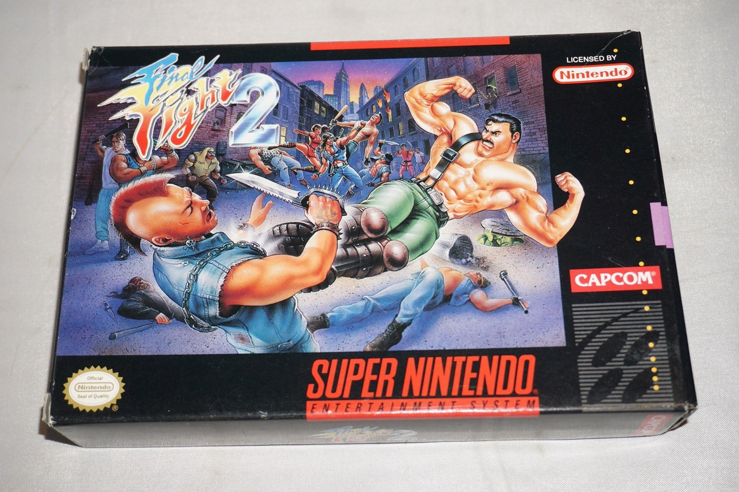 Final Fight 2 (Super Nintendo SNES) Complete in Box CIB