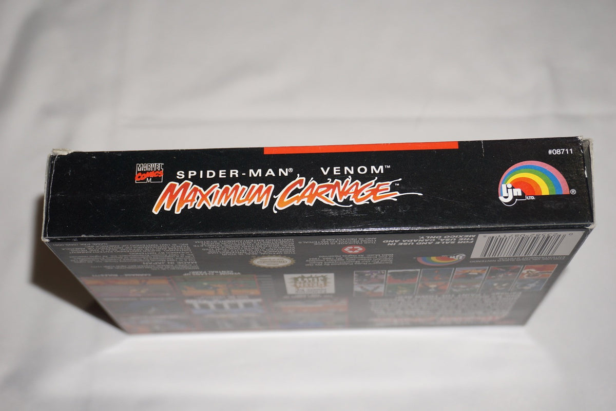 Maximum Carnage (Super Nintendo SNES) Complete in Box CIB