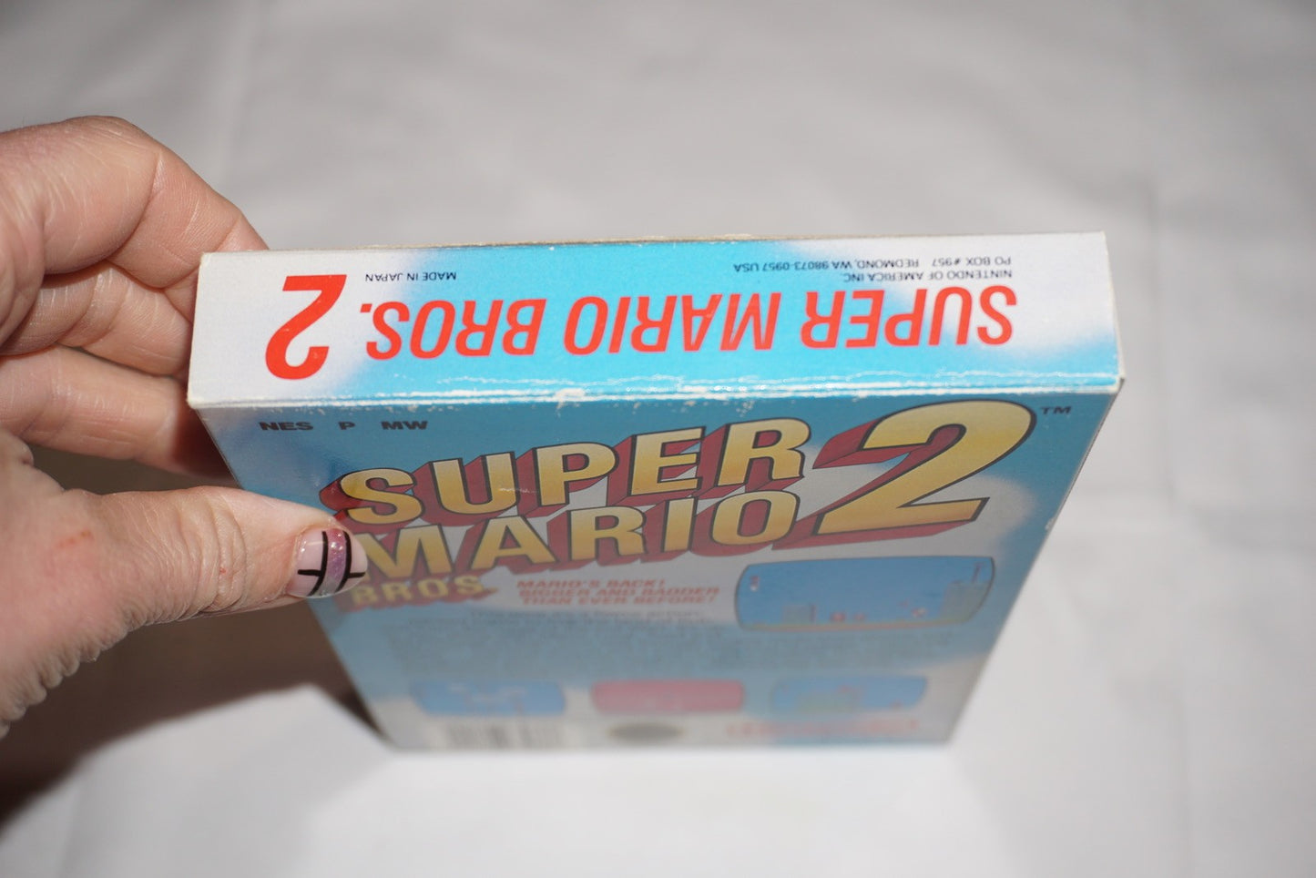 Super Mario Bros 2 (Nintendo NES) Complete in Box CIB
