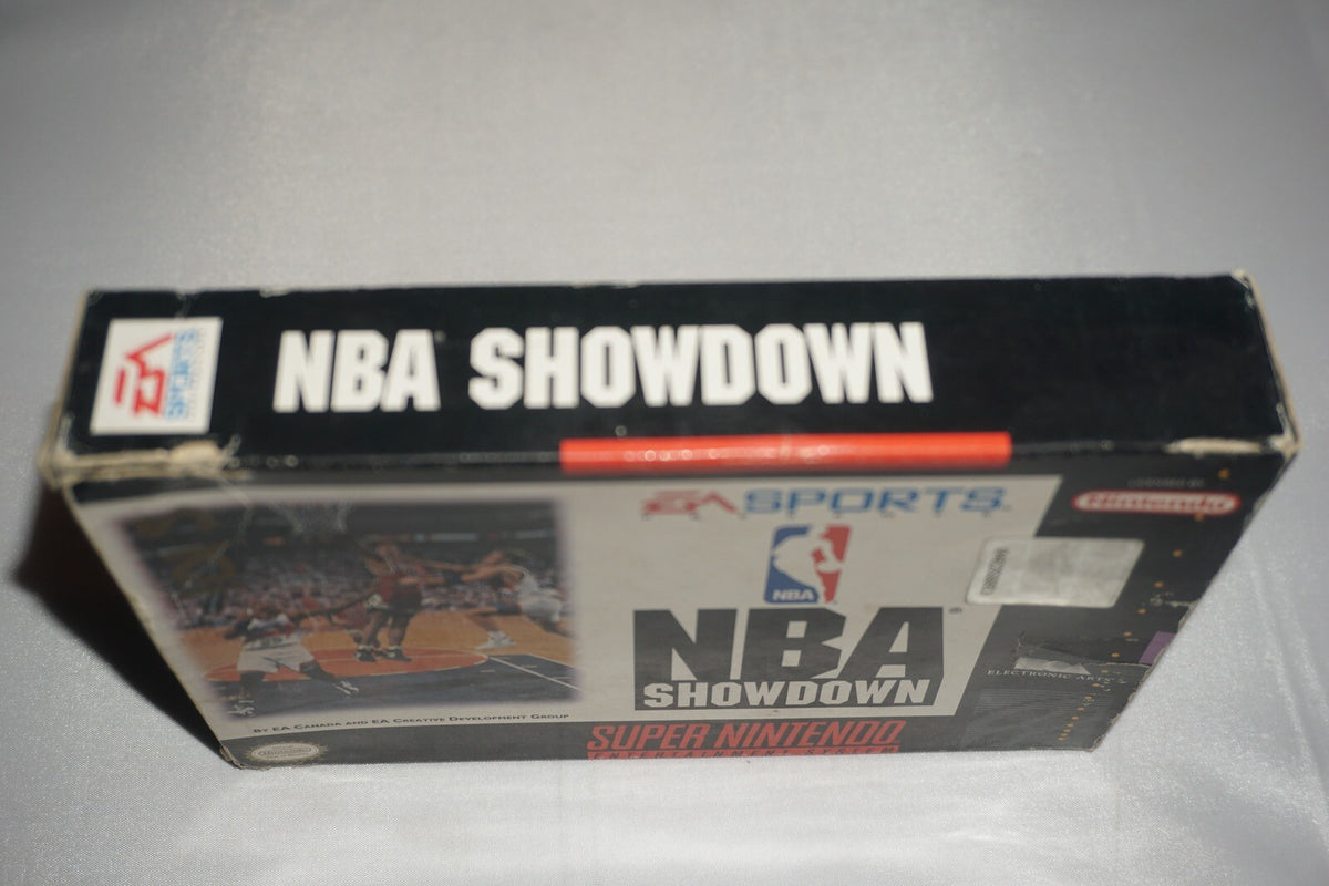 Nba Showdown (Super Nintendo SNES) Complete in Box w/ Reg Poster CIB