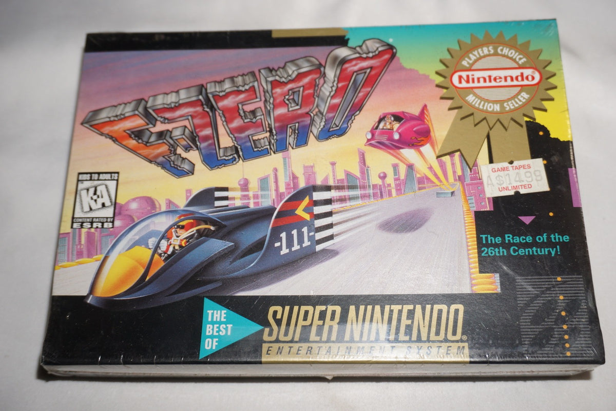 F Zero PC (Super Nintendo SNES) NEW Sealed