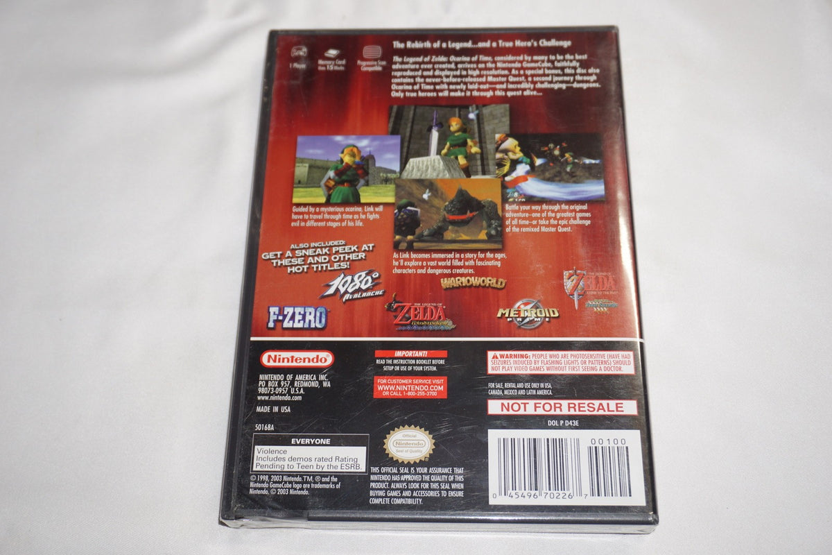 Legend of Zelda: Ocarina of Time Master Quest (Nintendo Gamecube) NEW Sealed