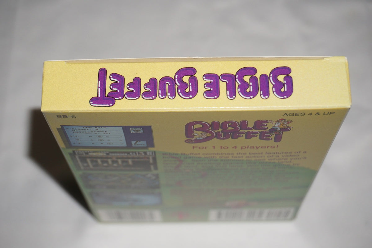 Bible Buffet (Nintendo NES) Complete in Box w/ Quiz Book CIB Near Mint