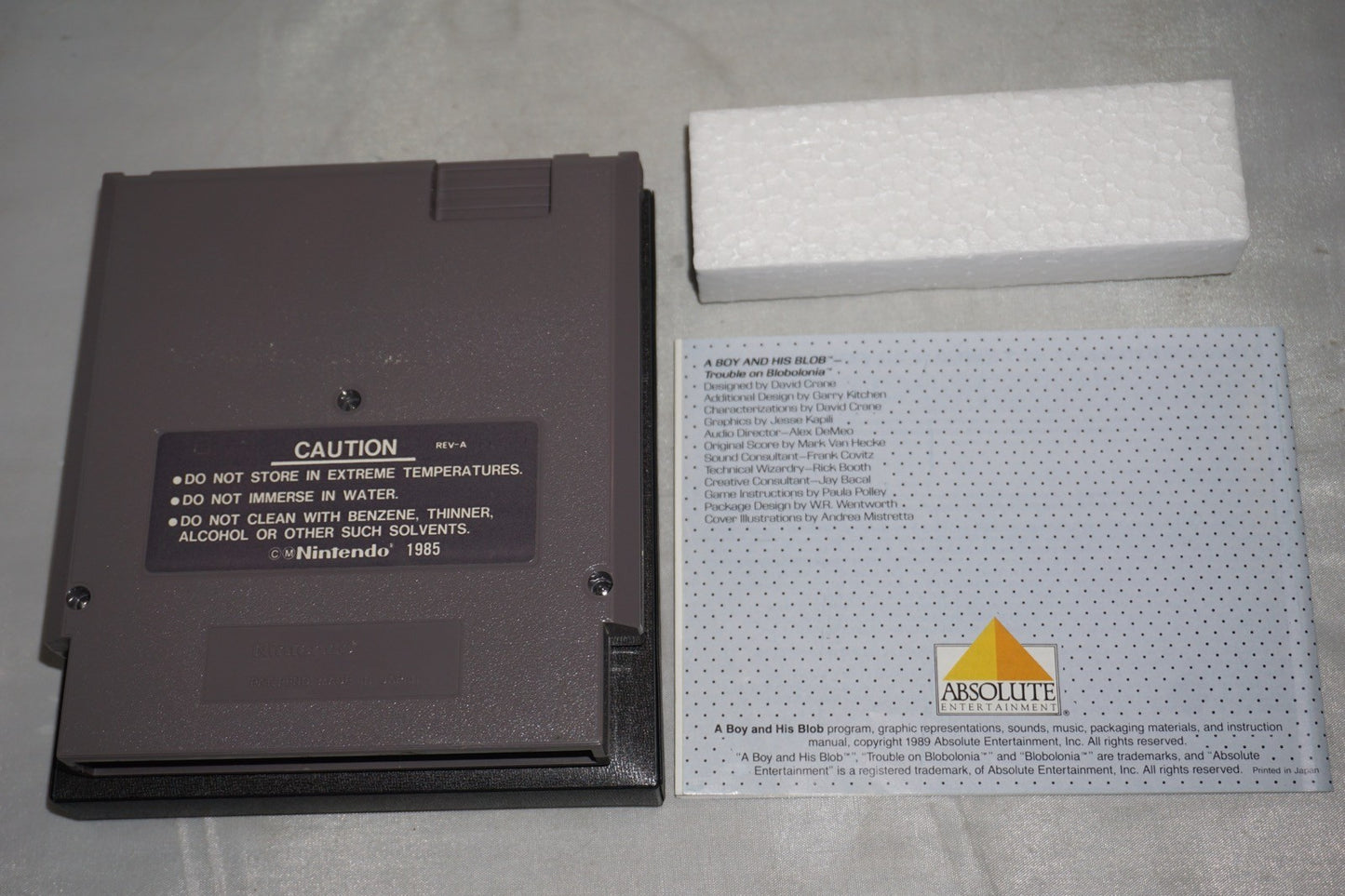 A Boy And His Blob (Nintendo NES) Complete in Box CIB