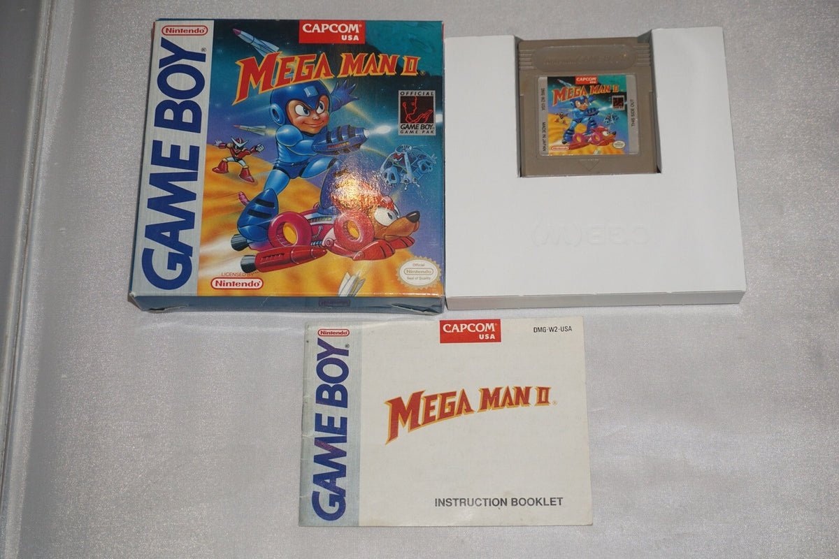 Mega Man II 2 (Nintendo Gameboy Game Boy) Complete CIB