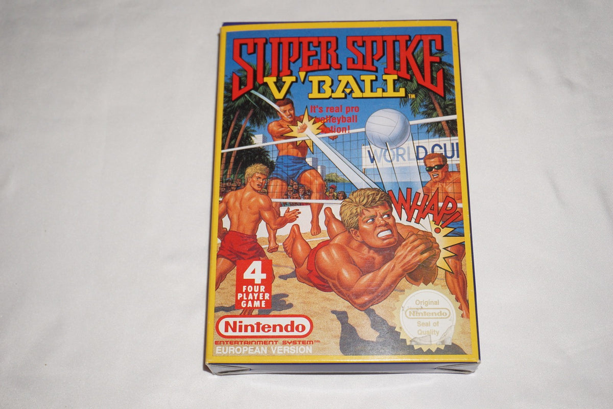 Superspike V'Ball (Nintendo NES) Complete in Box CIB PAL UK Import