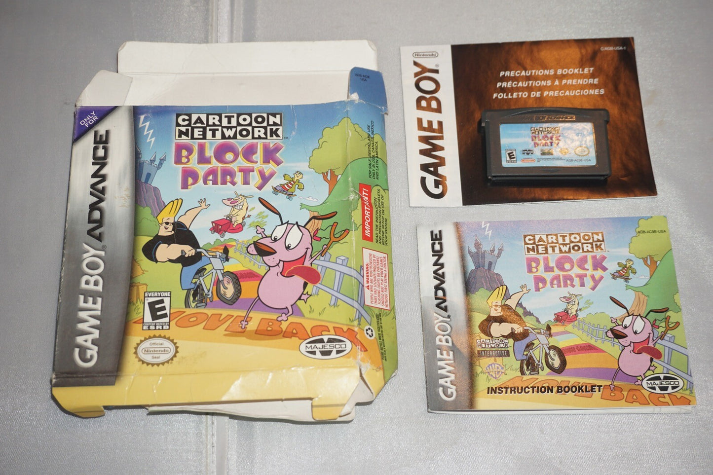 Cartoon Network Block Party (Nintendo Gameboy Advance Game Boy GBA) Complete CIB