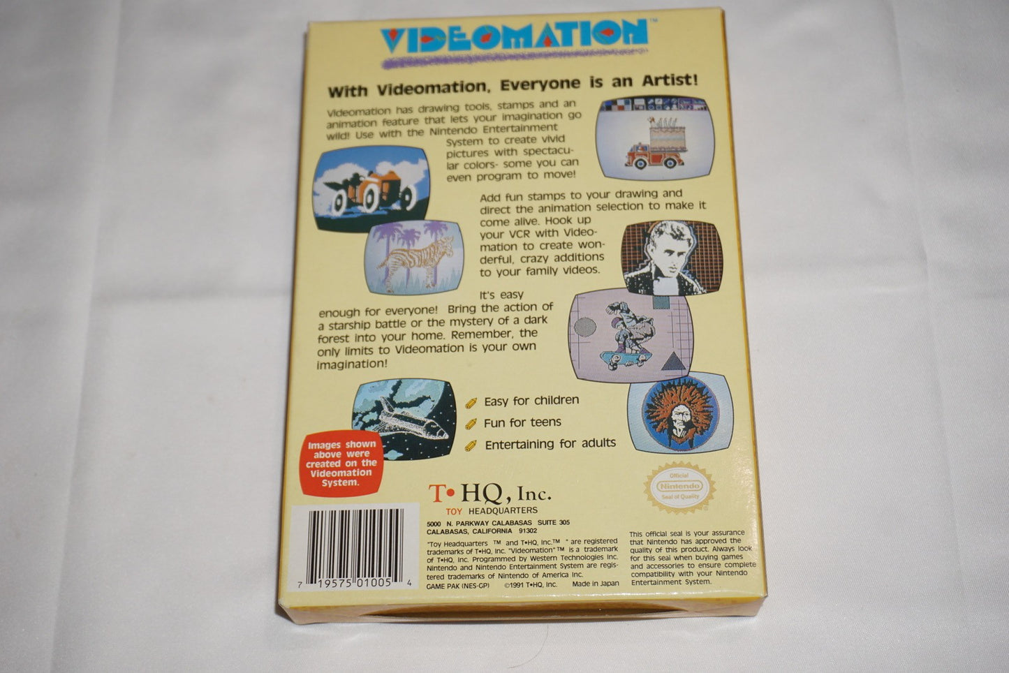 Videomation (Nintendo NES) Complete in Box w/ Poster CIB
