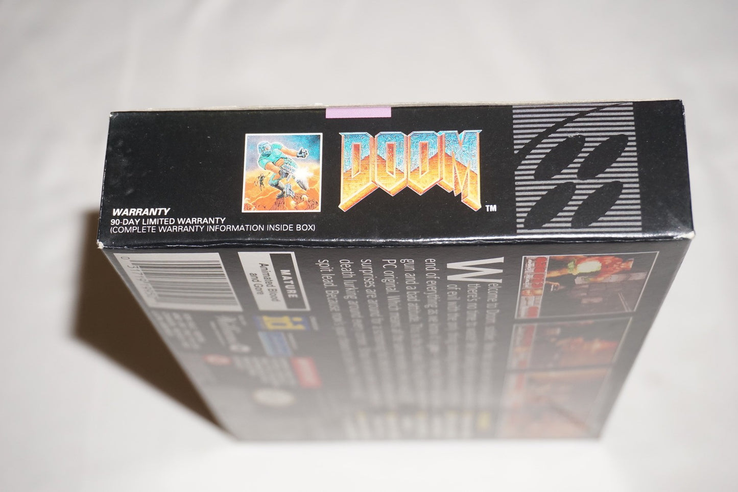 Doom (Super Nintendo SNES) Complete in Box w/ Reg CIB