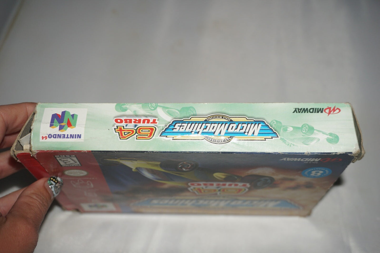 Micro Machines Turbo (Nintendo 64 N64) Complete in Box CIB BLOCKBUSTER