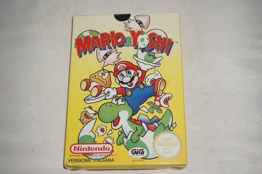 Mario & Yoshi (Nintendo NES) NEW Factory Sealed Italian