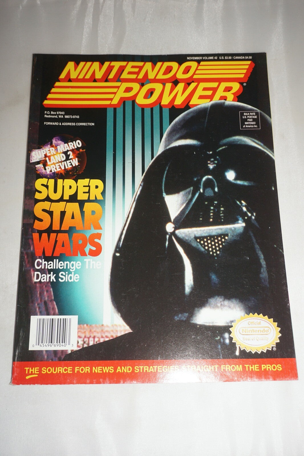 Nintendo Power Vol 42 Super Star Wars Magazine #1 Poster NM