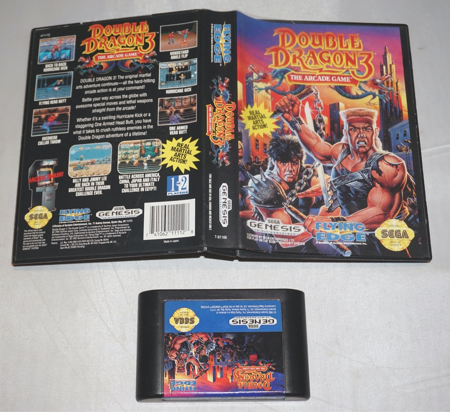 Double Dragon 3 III (Sega Genesis) with Case No Manual