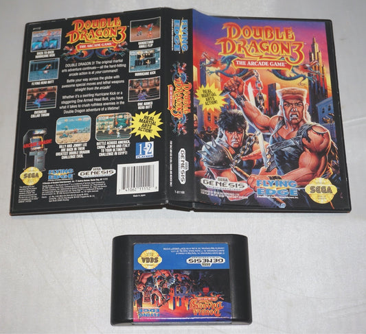 Double Dragon 3 III (Sega Genesis) with Case No Manual