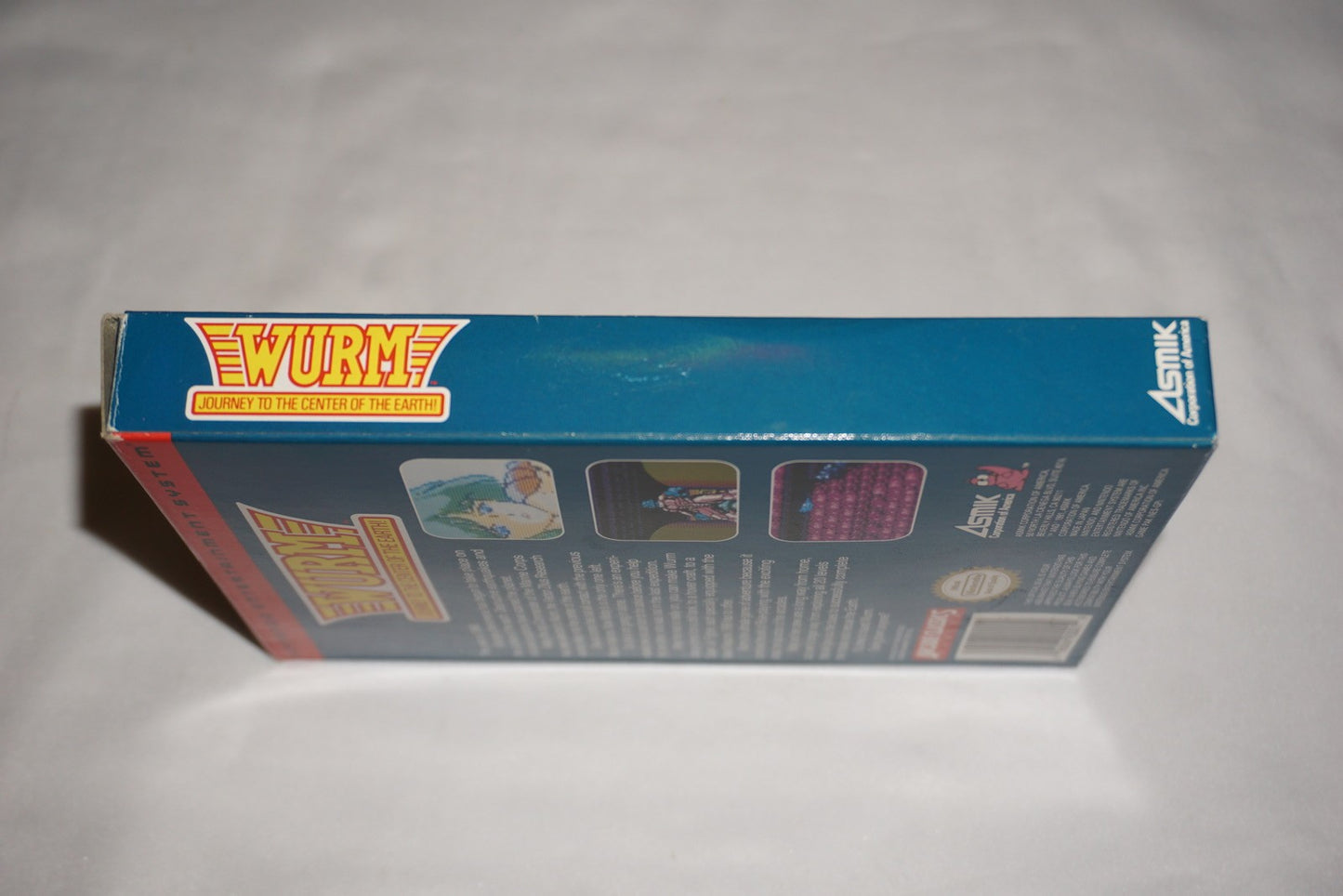 Wurm: Journey to the Center of the Earth (Nintendo NES) Complete in Box CIB