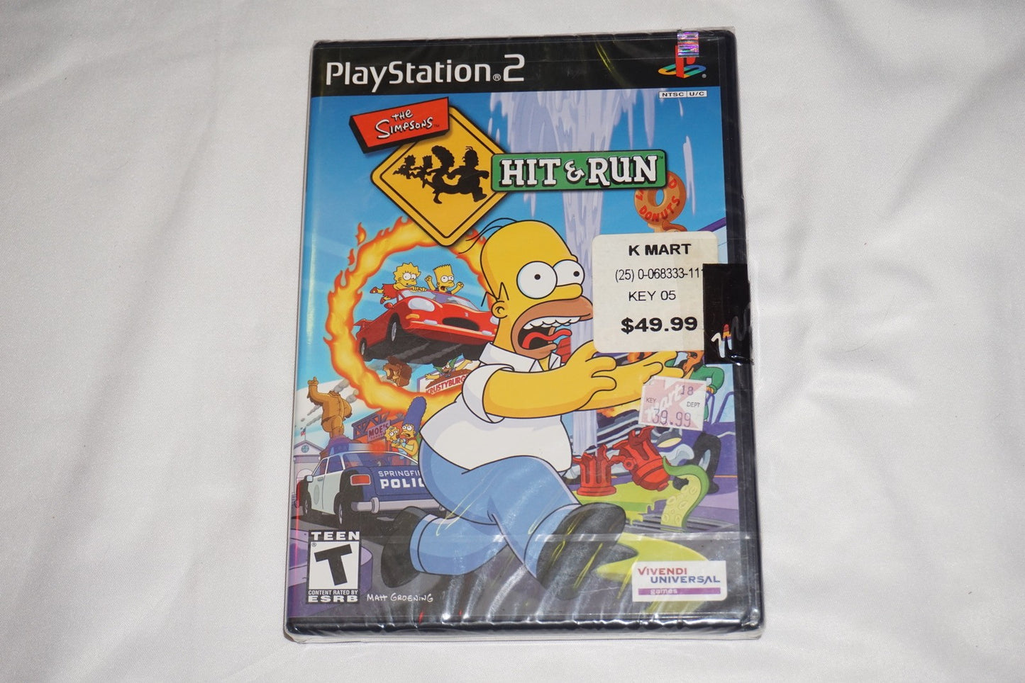 Simpsons Hit & Run (Sony Playstation 2 ps2) NEW Sealed