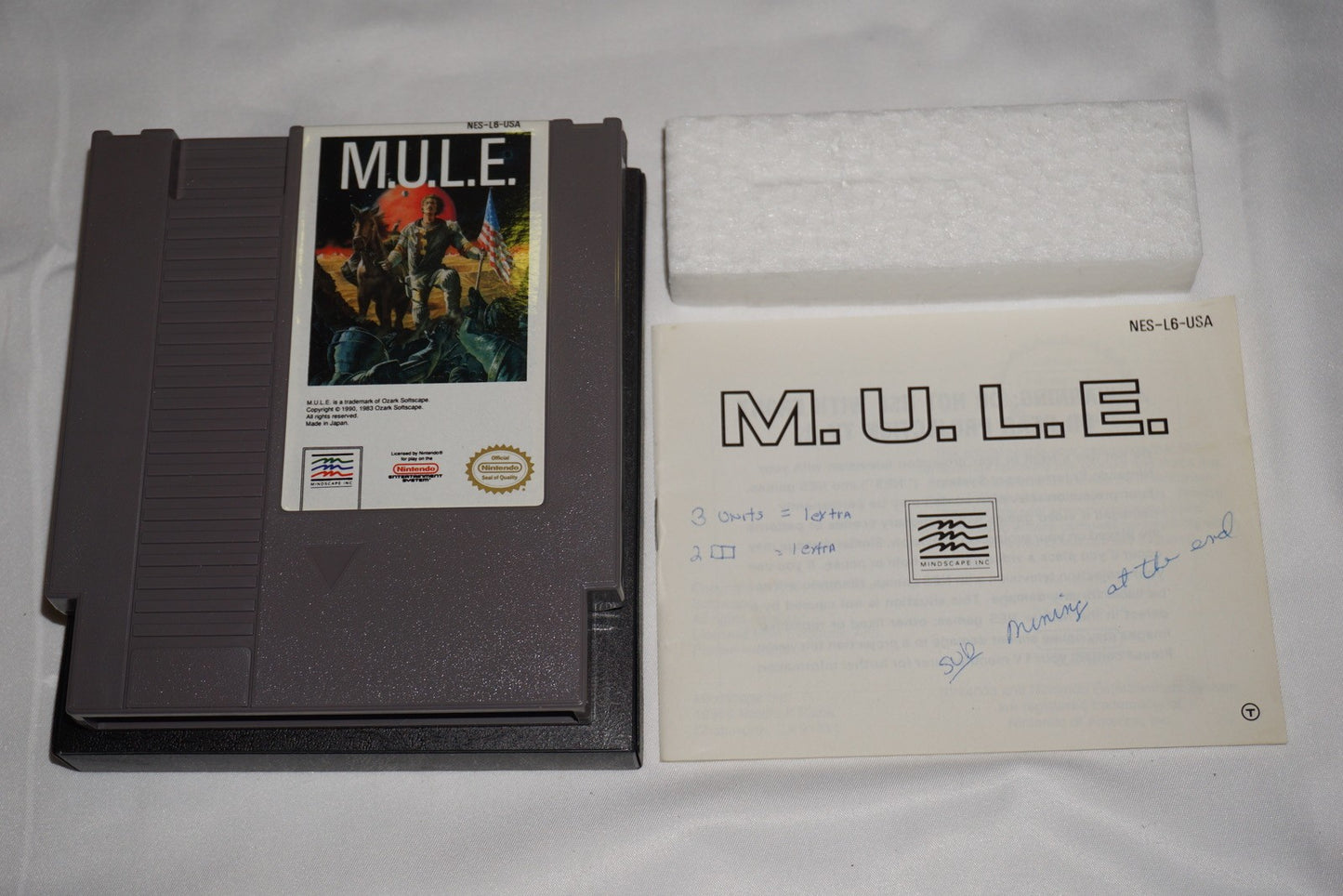 M.U.L.E Mule (Nintendo NES) Complete in Box CIB