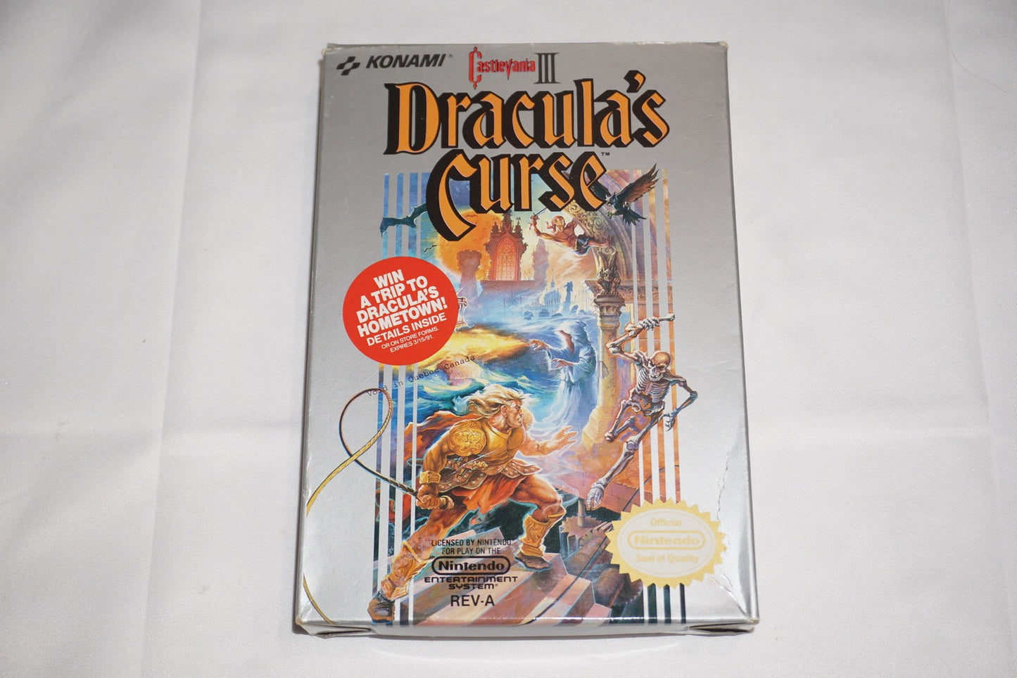 Castlevania III 3 Dracula's Curse (Nintendo NES) Complete in Box CIB