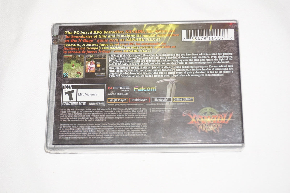Xanadu Next (Nokia N Gage) NEW Sealed