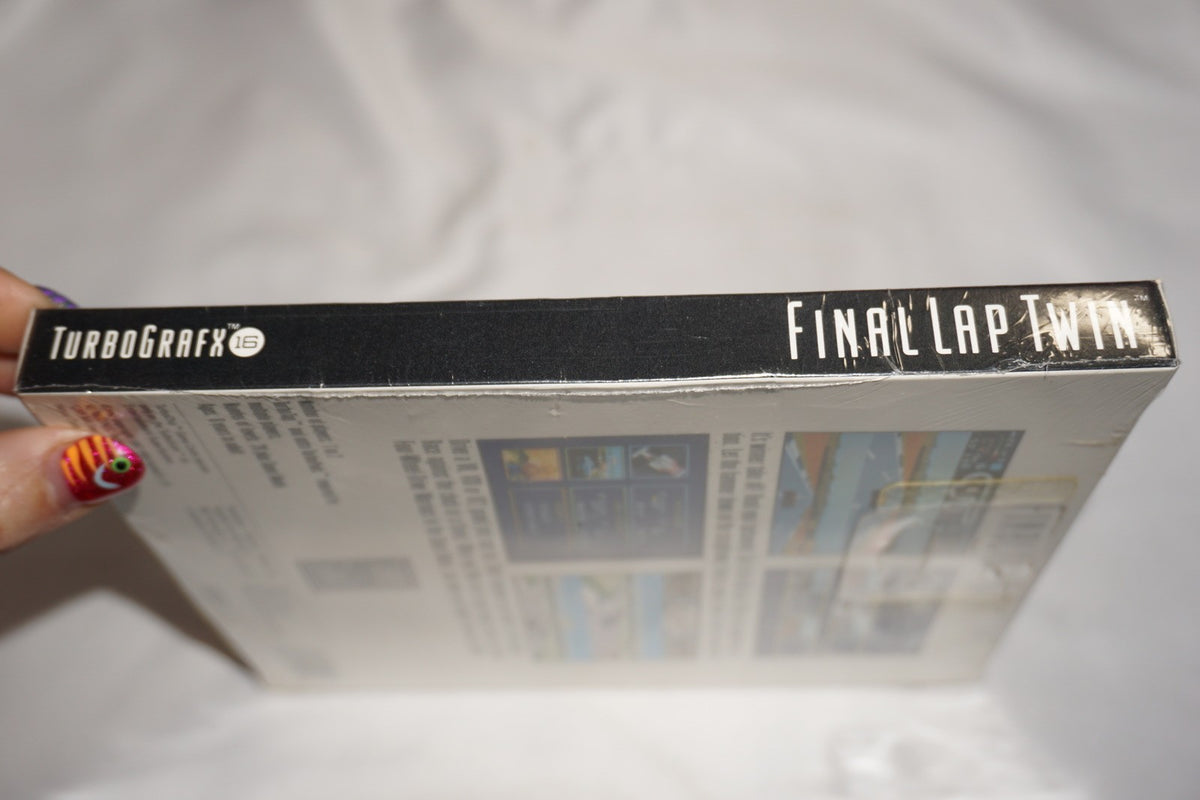 Final Lap Twin (TurboGrafx 16 tg16 Turbo Grafx) NEW Sealed in Box