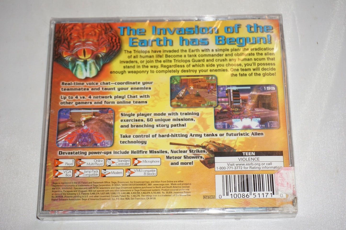 Alienfront Online (Sega Dreamcast) NEW Factory Sealed