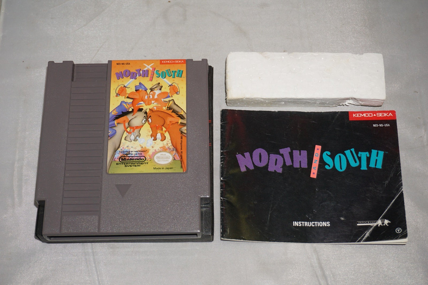North & South (Nintendo NES) Complete in Box CIB