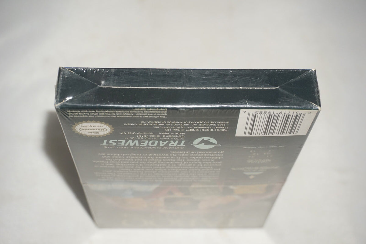 Taboo Sixth Sense (Nintendo NES) NEW Factory Sealed