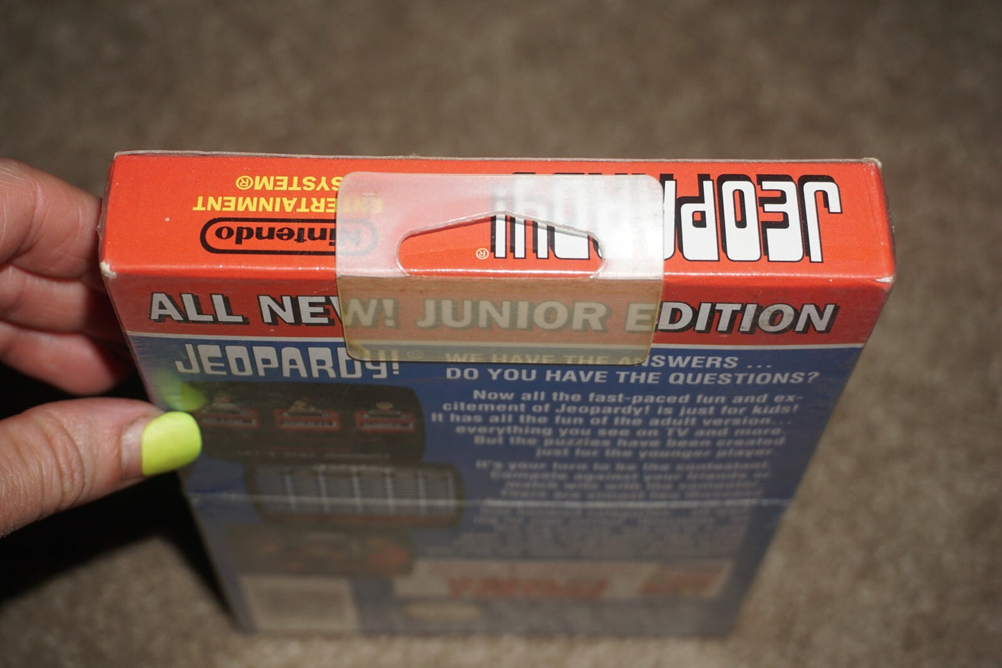 Jeopardy Junior Edition (Nintendo NES) NEW Factory Sealed