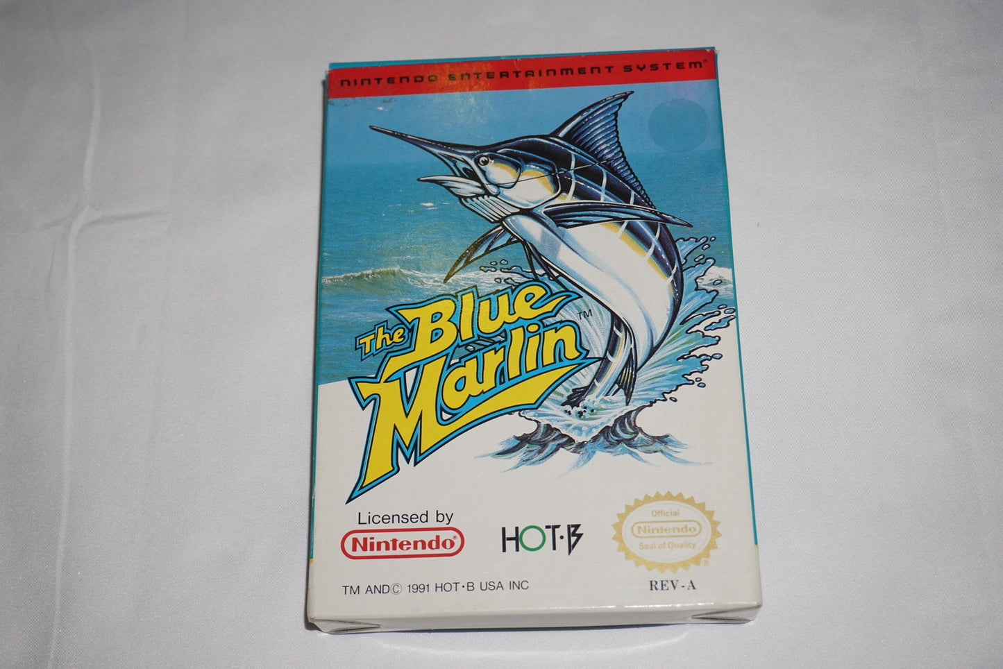 Blue Marlin (Nintendo NES) Complete in Box w/ Reg CIB