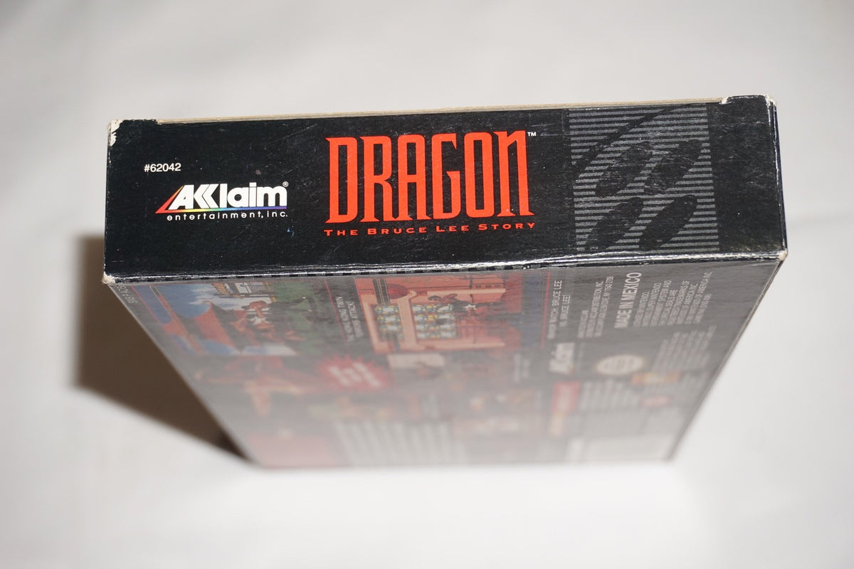 Dragon Bruce Lee Story (Super Nintendo SNES) Complete in Box CIB